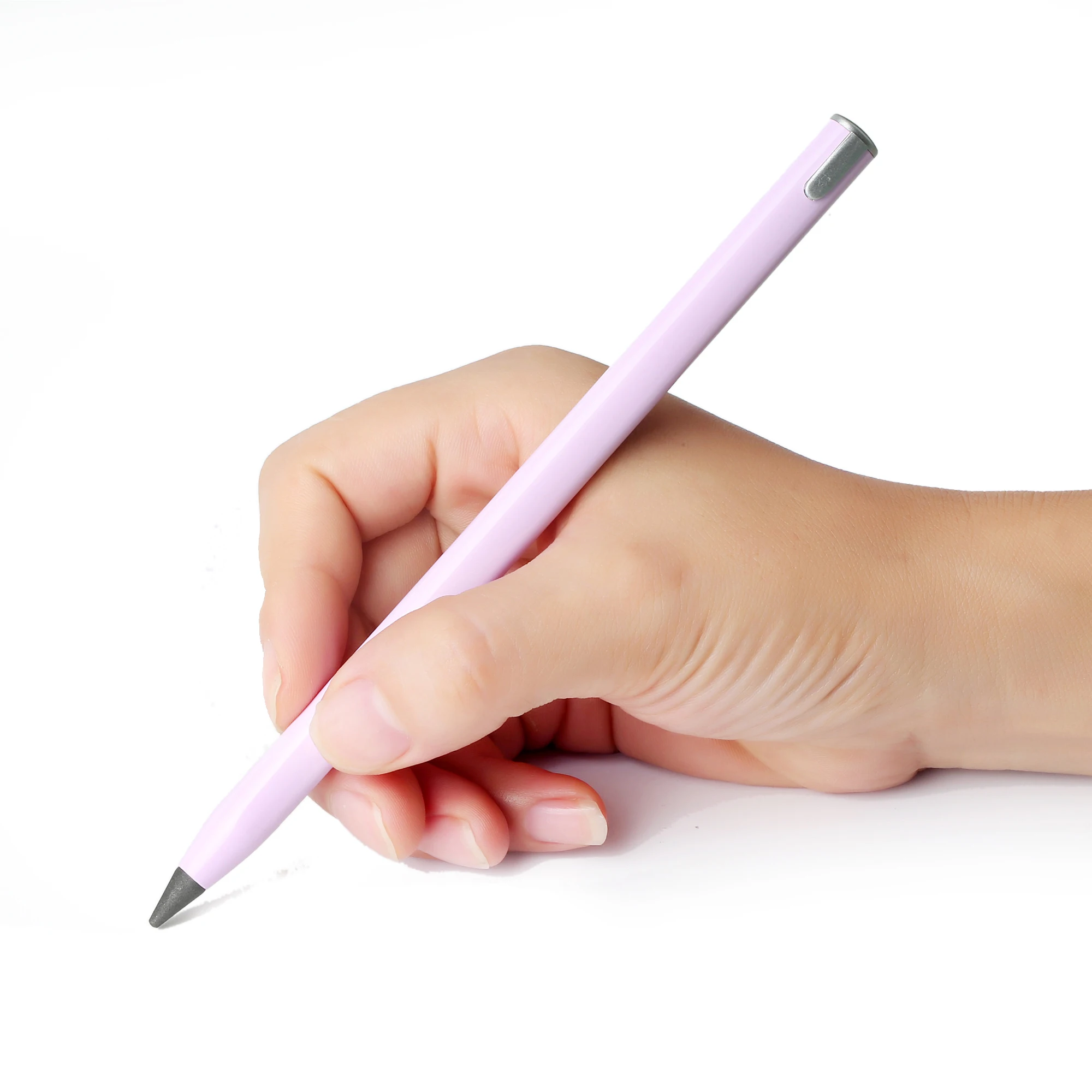 Ручка без чернил, рекламный или подарочный набор, долговечный карандаш с перьями, треугольный металлический корпус для студентов, карандаш для рисования, дневников