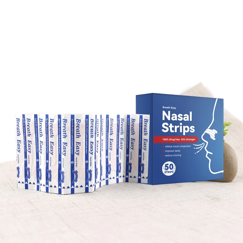 2024 Wholesale Relief Nasal Congestion Improves Sleep Breathing New Design Anti Snore Nose Strips For Sleeping