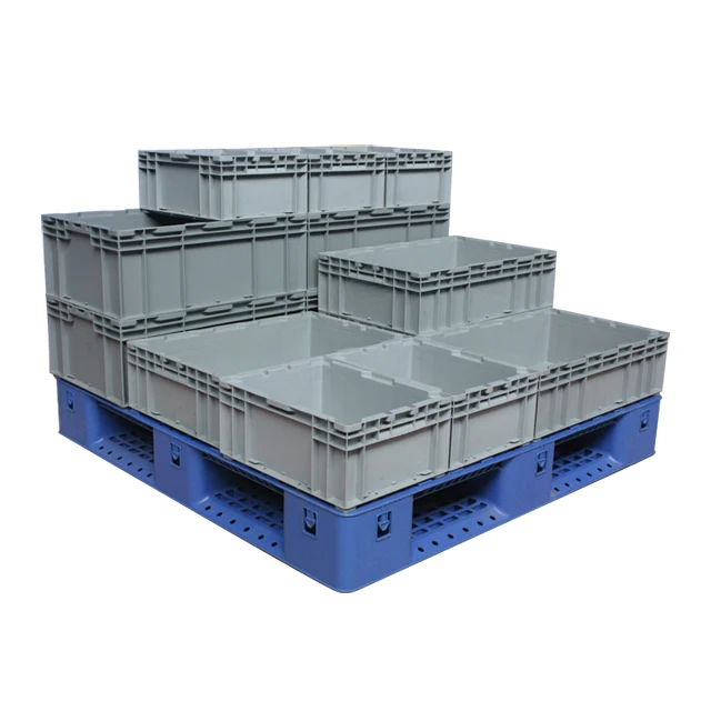 large HP Plastic stackable  square Crate