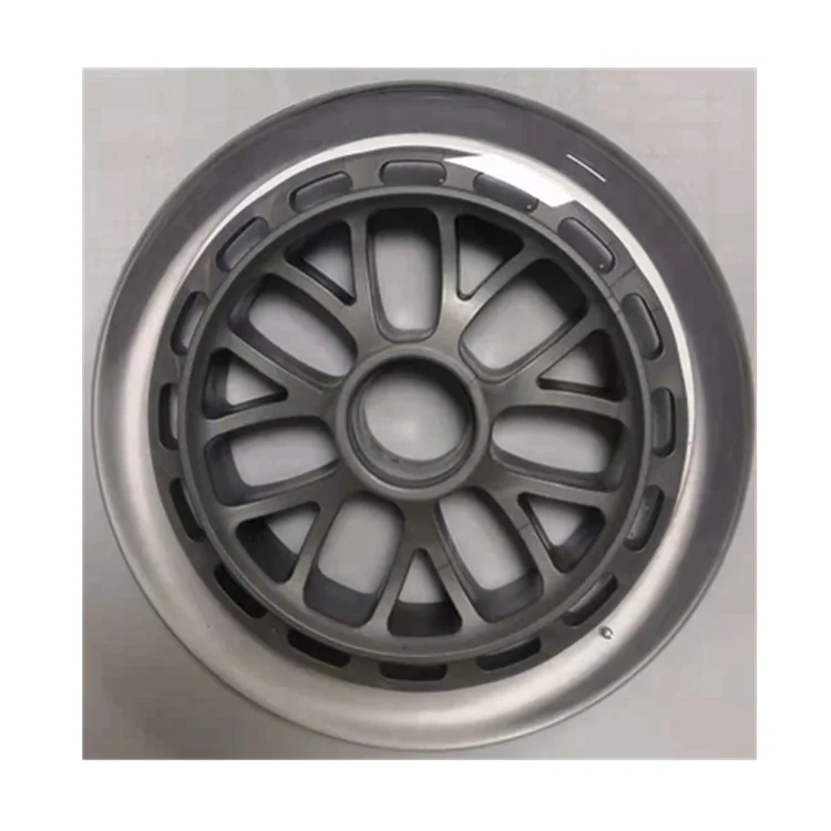 121*24mm light up roller skate wheels one wheel for self balancing scooter flashing roller skate wheels