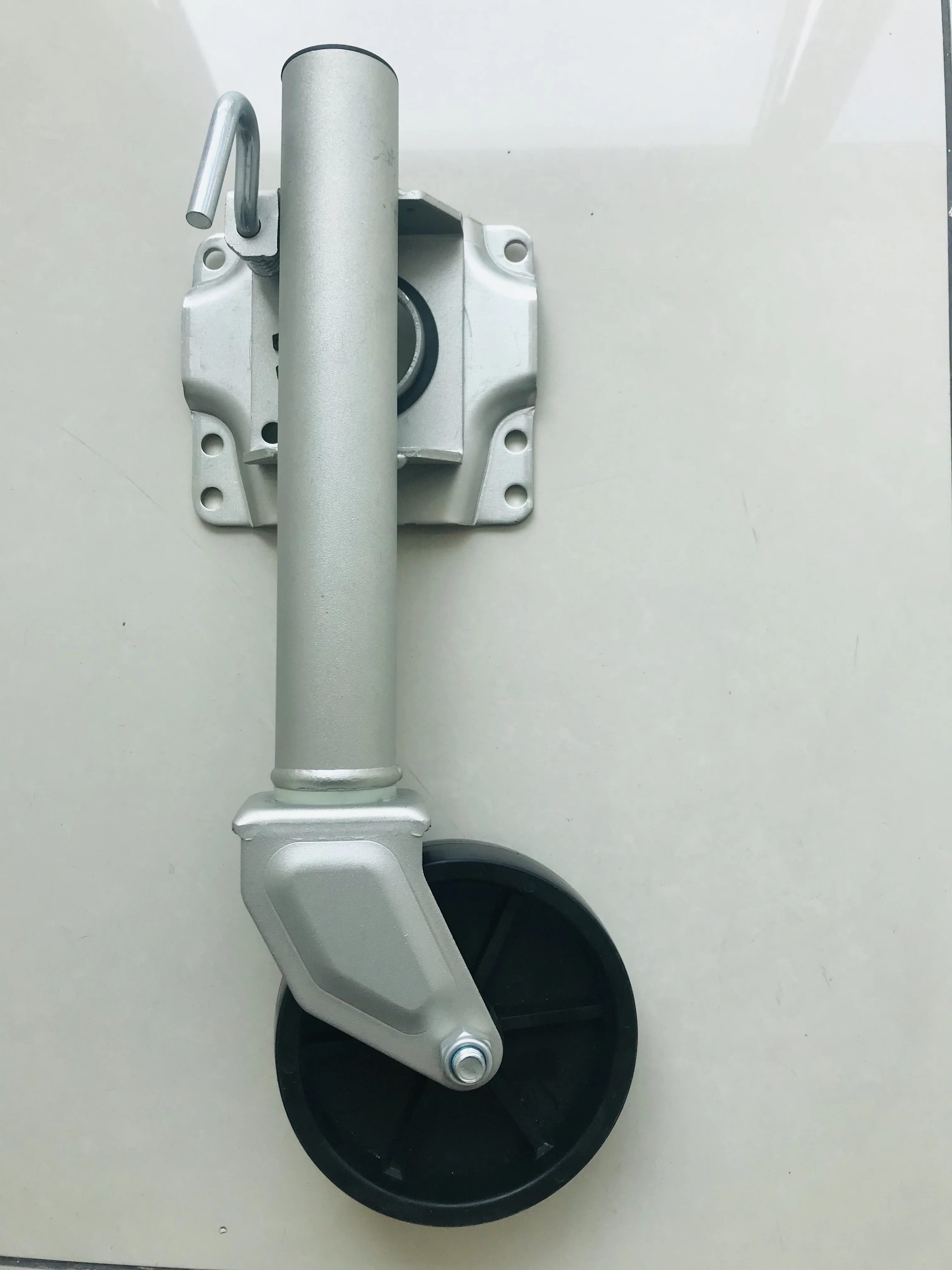 mini swivel trailer stand Trailer Jack 400 LBS with 6 inch poly wheel