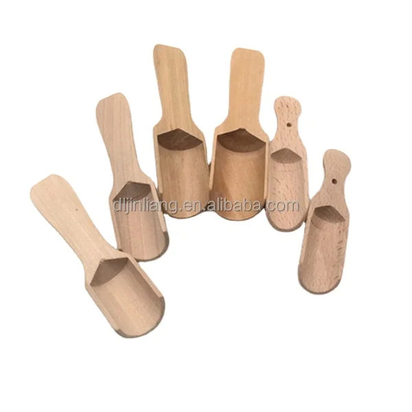 Wholesale Bulk Cheap Small Tea Mini Solid Handmade Soup Acacia Wooden Spoon For Jam , Espresso Spoon Wooden Spoon