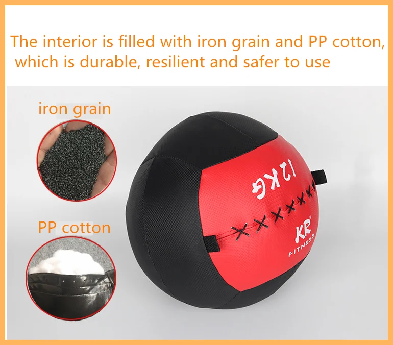 Worth Buying Gym Equipment Custom Logo Durable Pvc Leather Wall Pot Ball