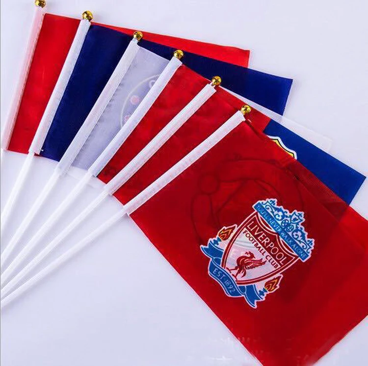 Wholesale custom hand waving held flag, promotional hand flag, mini country flags