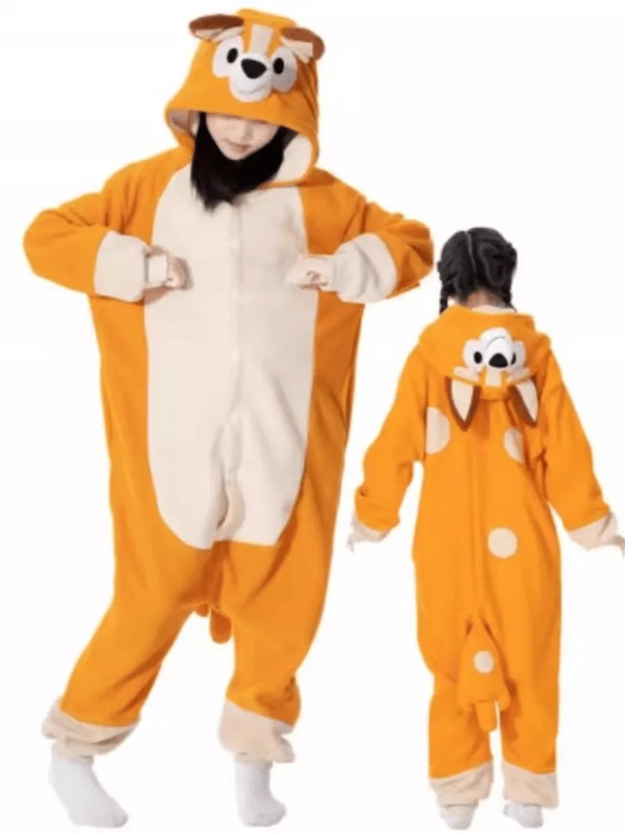 Pink salamander adult one-piece Animal pajamas Christmas pajamas Cosplay party animal pajamas