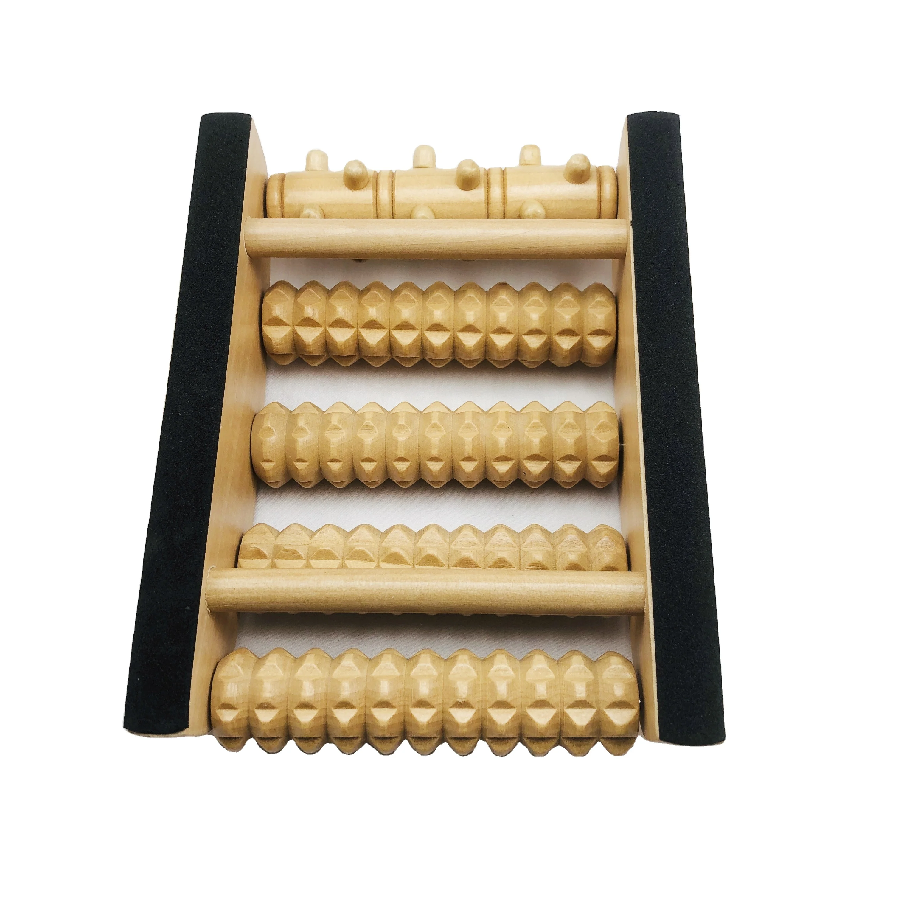 Manufacturer Wholesale Wood Massager Roller Solid Wood Irritating Skin Sturdy Wooden Massage For All Ages