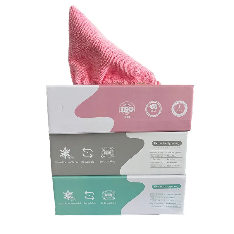 Reusable custom Edgeless Terry  Wipes cleaning cloth rags car absorbent microfiber rags
