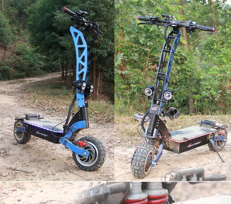 
Top 100km/h Speed 72V electric scooter 7000w 11 inch electric scooter 