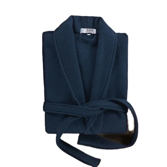 
China Supplier Cheaper Promotional 100% Cotton Waffle Bath Robe 