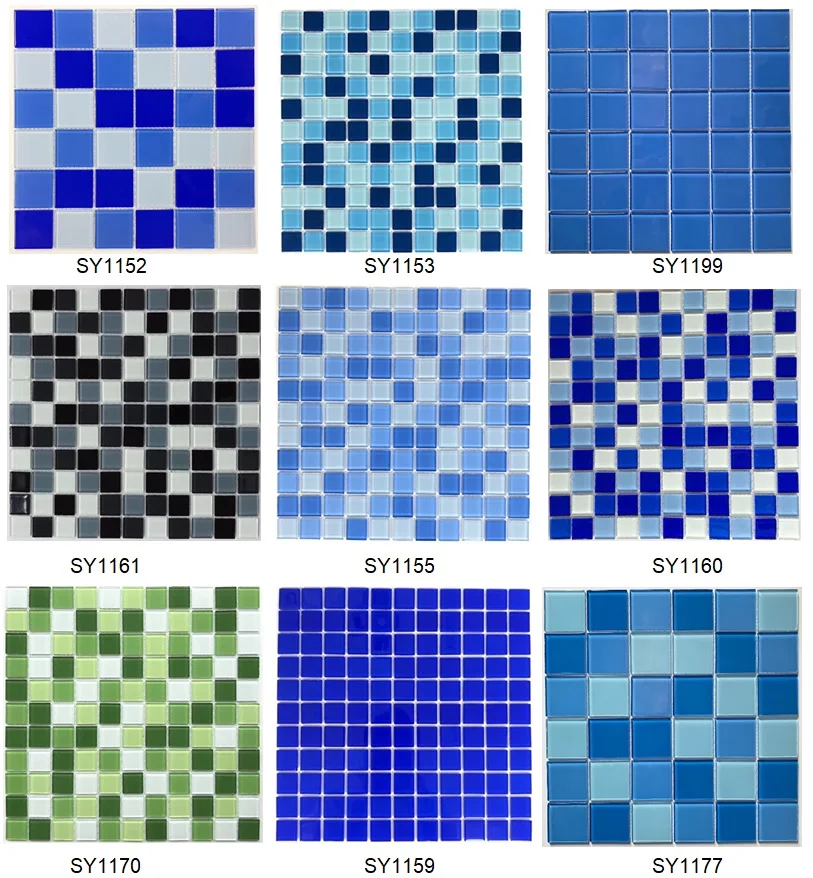 Design mosaic for swim pool dolphin swimming pool tiles glass mosaic