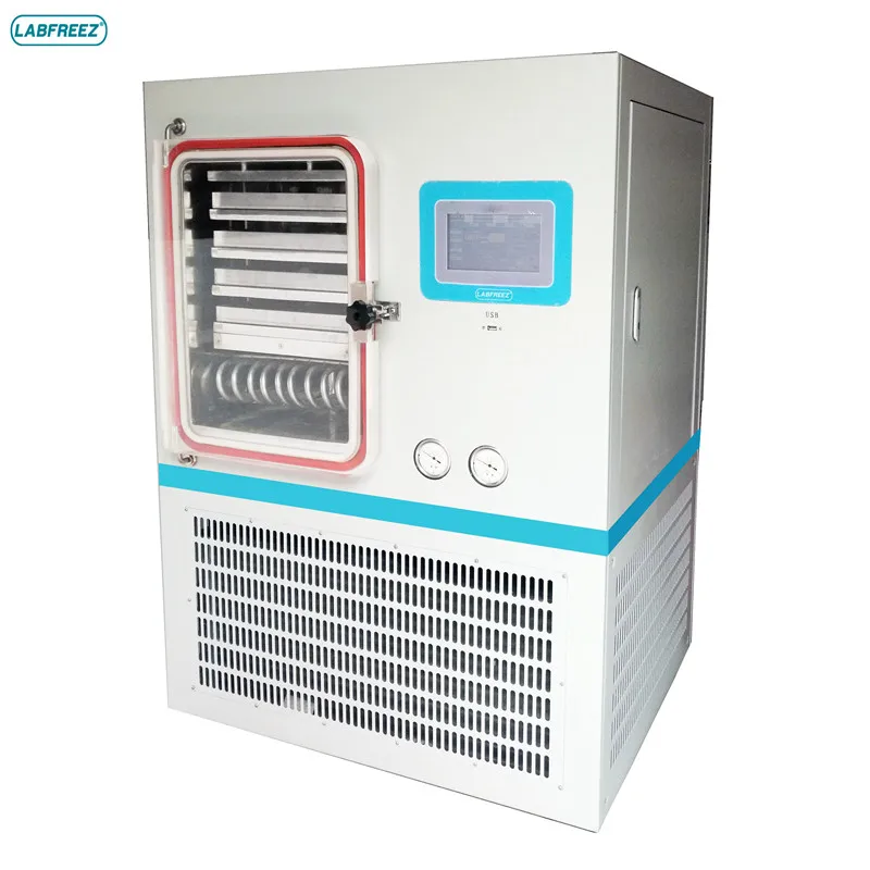 4kg Automatic Vacuum Pilot  Food Freeze Dryer Machine