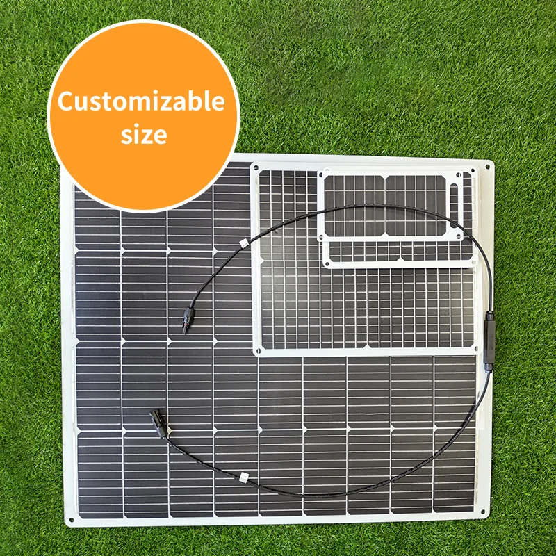 100W 130W 200W ETFE Flexible Solar Panel For Car/Home/Marine