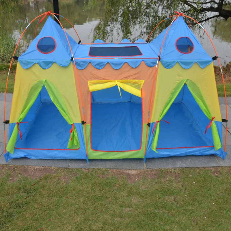 Indoor Outdoor Games Curtain Child Playhouse Princess & Prince Kids Castle Toy Tent