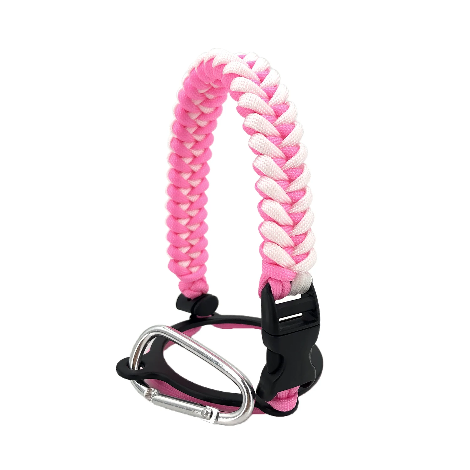 Paracord ручка-Paracord шнур для переноски с защитным кольцом карабин бутылок водой широким горлом 12 унций-64 унции