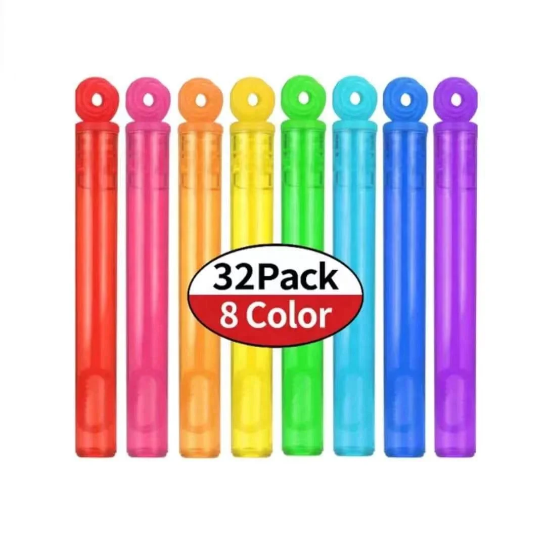 HOT Mini bubble wand Magical Bubble kids bubbles toys with Circle Star colorful handle