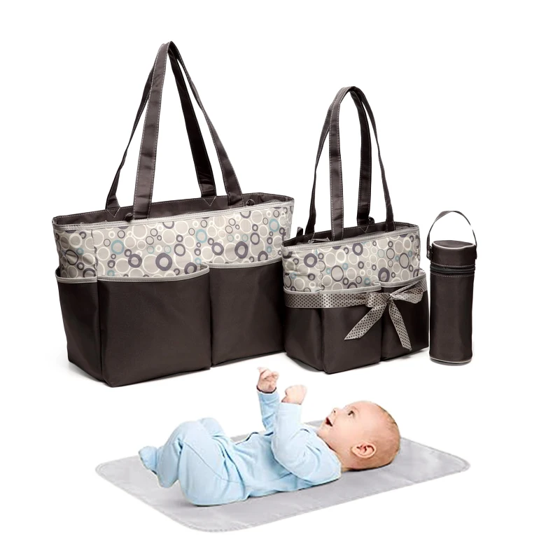 Wholesale multifunctional Mummy Daily Large Capacity Diaper Bag Nappy Bag Baby Bags For Mom