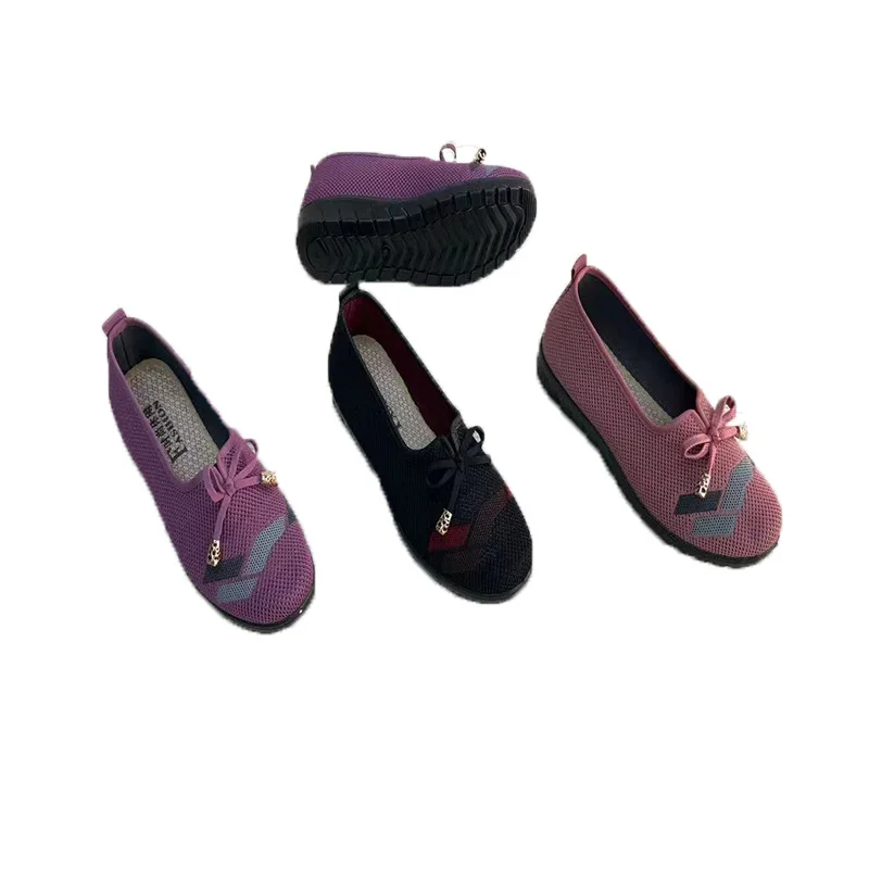 Mixed Colors flat shoes for women bow tie  shoes for women new styles Paisley Shoes for Women