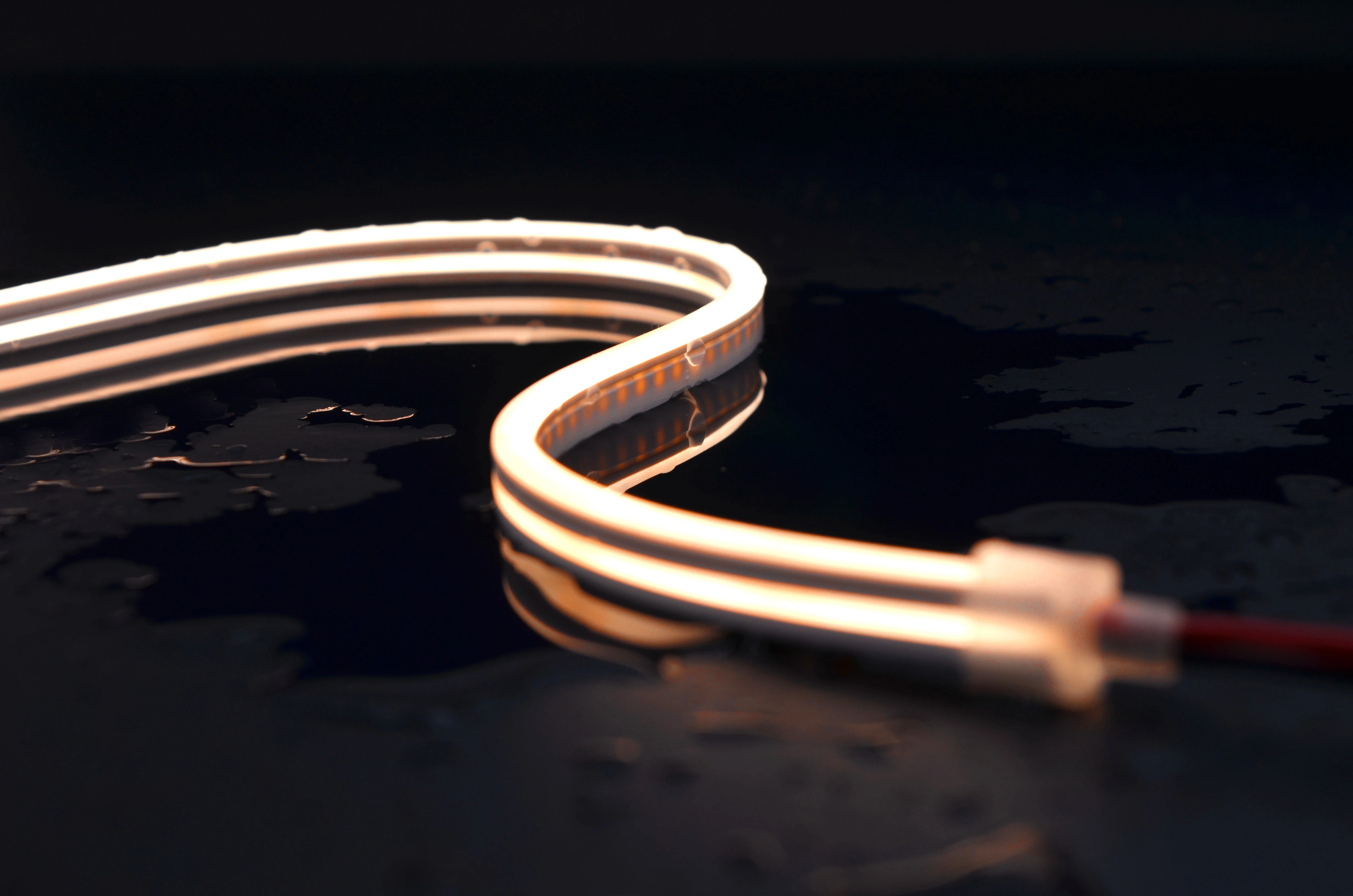 DC12V/24V  lights neon led strip integrated extrusion moulding silicone ip67 waterproof neon lights