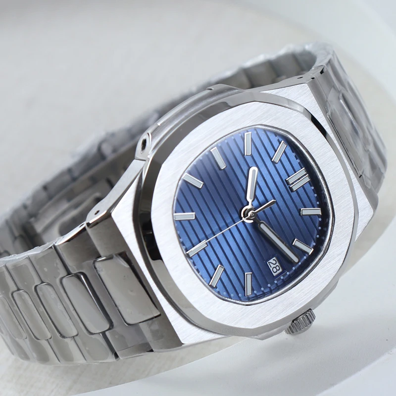 Minutetime No DIY logo Watch Automatic Movement NH35 Watch Mechanical Watches For MEN Luxury Strap NH35 Sterile Dial Waterproof