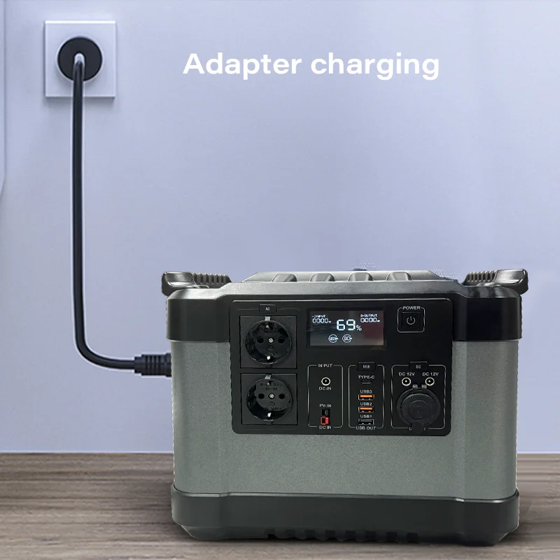 Banqcn AC USB Input Charging lifepo4 Camping Outdoor Emergency Energy System Portable Power Station with UPS function