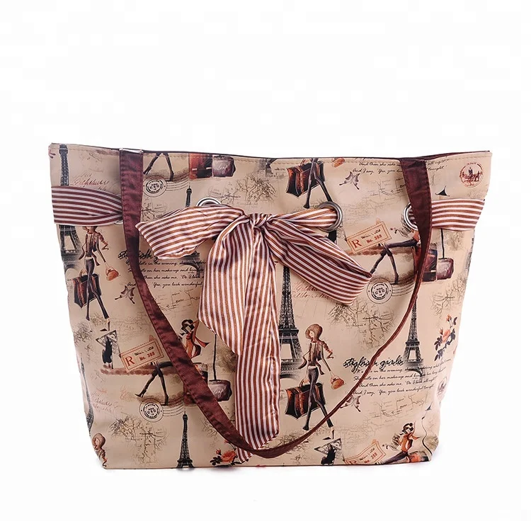 New Fashion Paris PVC Souvenir Tote Bags