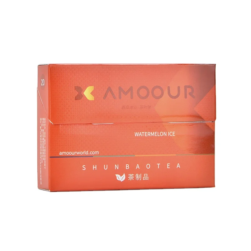 2021Original Factory wholesale product AMOOUR heated sticks heating device New product heat not burn vaporizador Watermelon ice