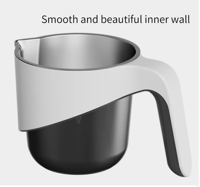 Automatic Kitchen Family Office One-button Milk Steamer Heating  and Milk Frother Electric Milk Steamer