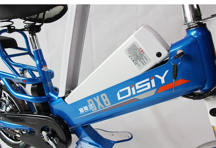 Disiyuan Factory Sells a 14-inch 20-inch 350W 48V15Ah 20Ah Detachable Battery-powered Urban Bicycle for Urban Roads