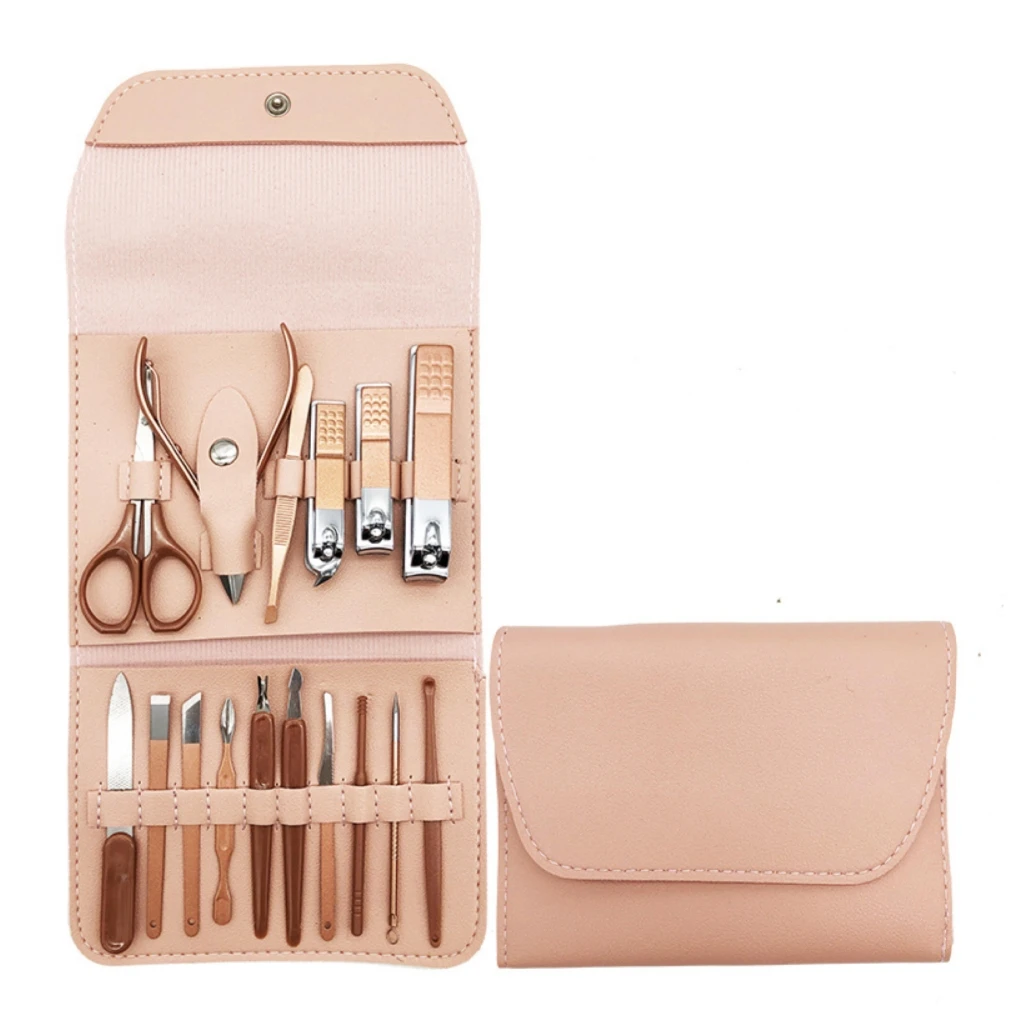 Manicure Set Beauty Tool Pedicure Set Manicure Tools Nail Grooming Kit 16pcs Stainless Steel Nail Cutter Kit Nail Clippers Set