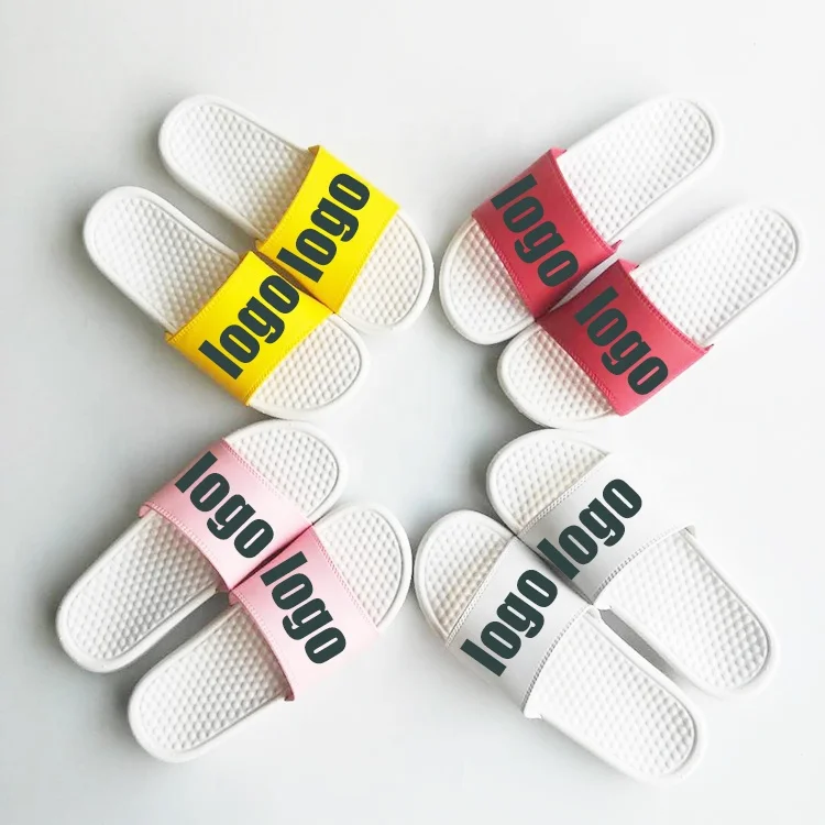 Outdoor Custom Massage slides slippers customized sports women slippers sandals US basketball team shoes slides custom logo