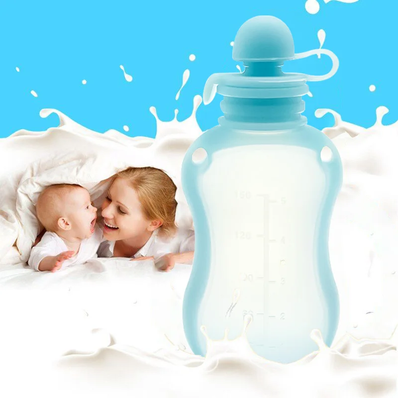 bolsas de leche materna breastfeeding silicone freezer organizer mom milk food collection pouch bottle breast milk storage bag