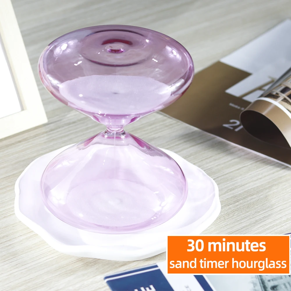 Vintage Handmade 10 20 30 Minute Hourglass Sand Timer Decorative oval shape Large Size Sand Clock Sandglass timer