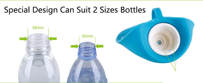 
Portable Leaf Shaped Pet Dog Water Bottle Dogs Outdoor Drinking Fountains For Travel Silicone Dog Drinking Bottle 
