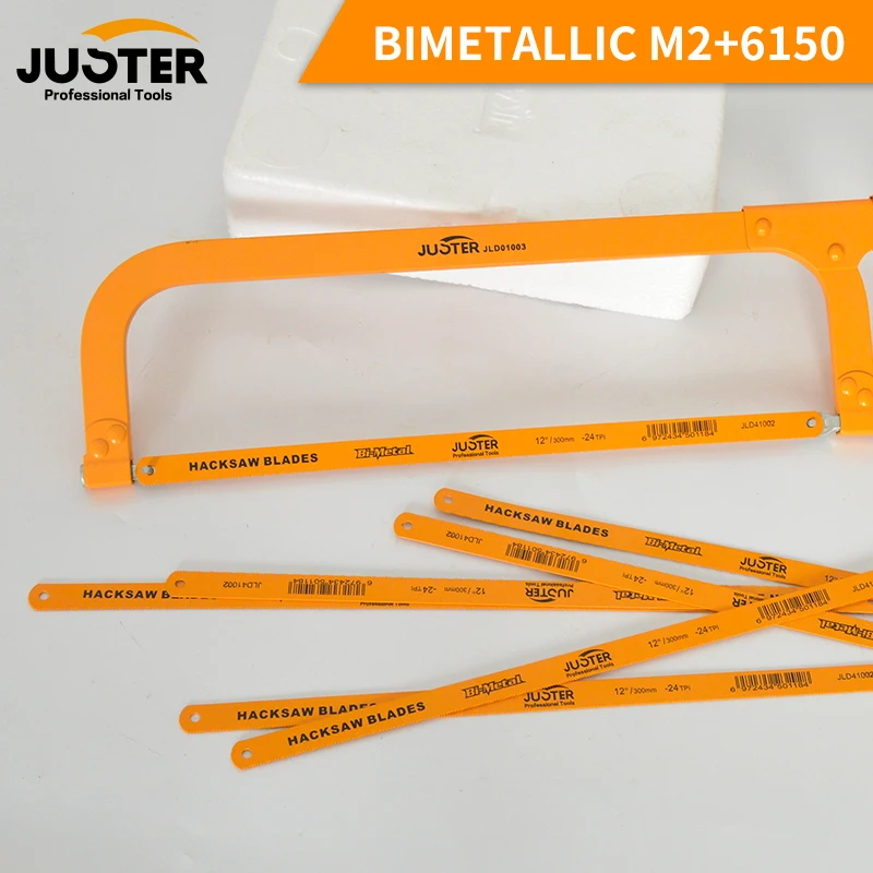 Ножовочное полотно JUSTER Bi-Metal 12 дюймов/300 мм промышленное ножовочное M2 + 6150