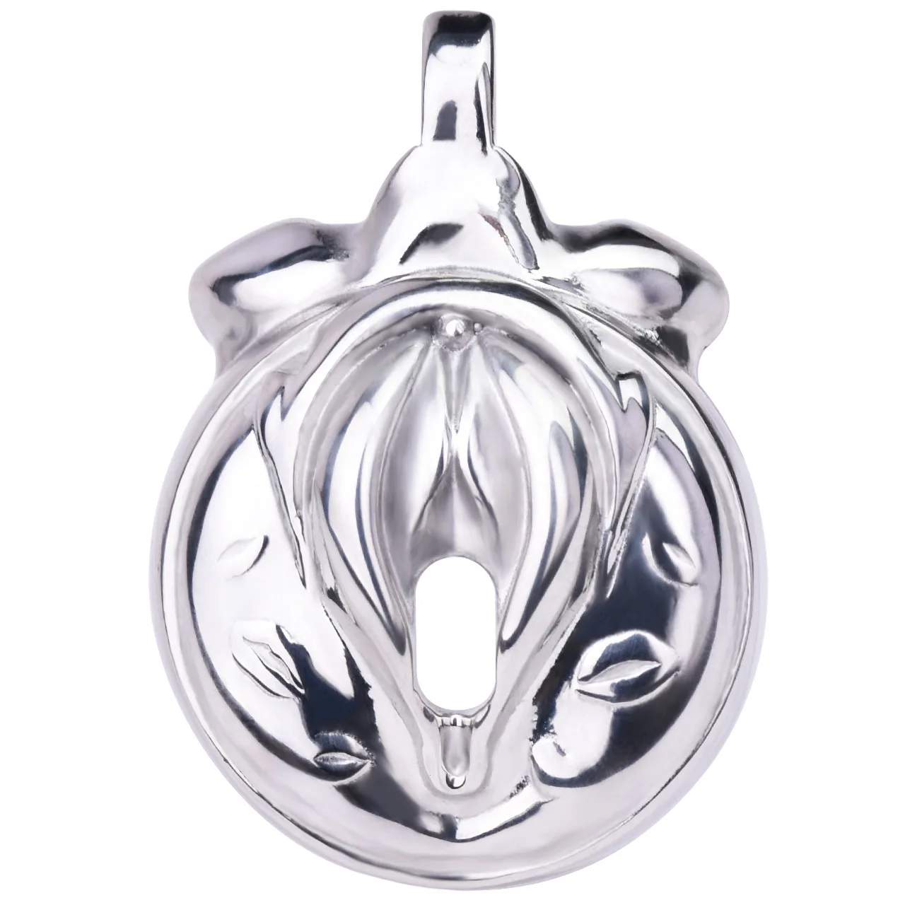 FRRK-3211 Stainless steel wearable vagina chastity lock adult alternative fun chastity device adult toy