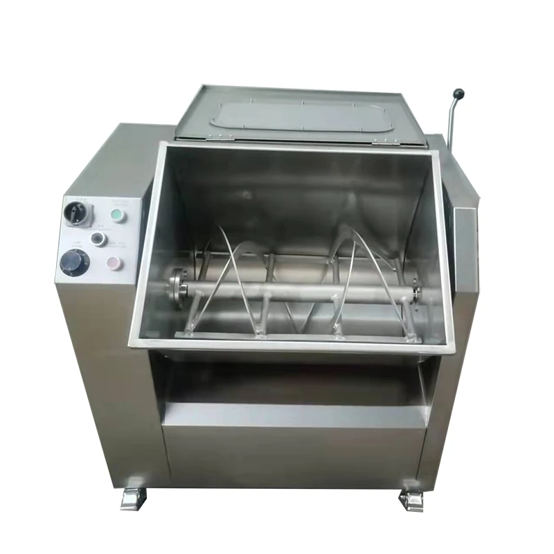 Professional Automatic Commercial Wheat Flour Mixer Horizontal Dough Meat