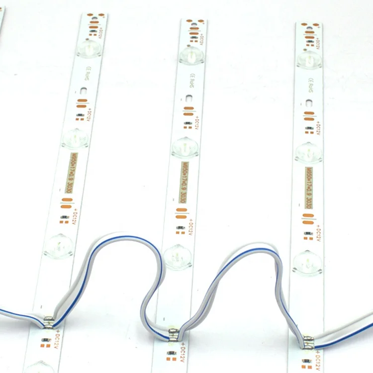 Liguang Lens Diffusion Reflection Dc12V  Rigidly Led Backlight Strip For Advertising Light Box 12Leds/M