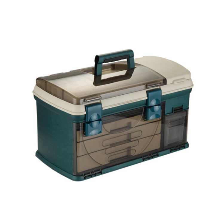 WEIHE high quality wholesale sea solid material food grade hooks set large capacity fishing box for bait