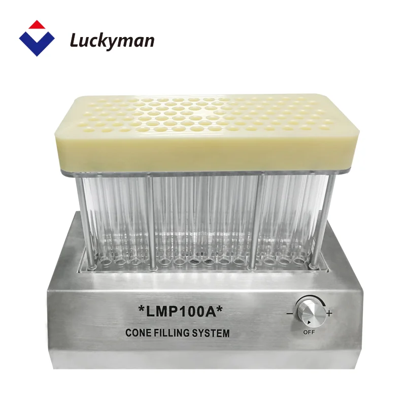 
Luckyman 100PCS Cone Filling Machine Knockbox Machine Standard Filling Kit Machinery Equipment 