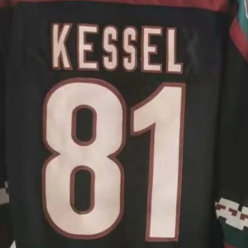Arizona Phil Kessel Black Best Quality Stitched National Hockey Jersey