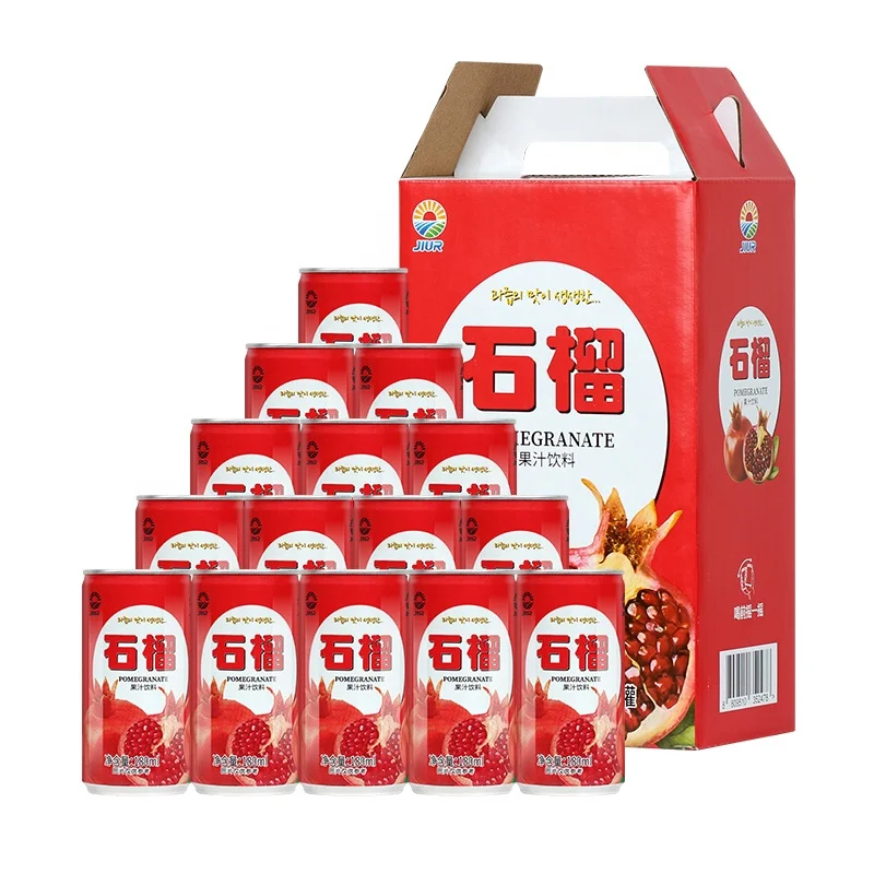 JIUR новые вкусы 180 мл гранатовый сок от производителя импортные безалкогольные напитки для продажи