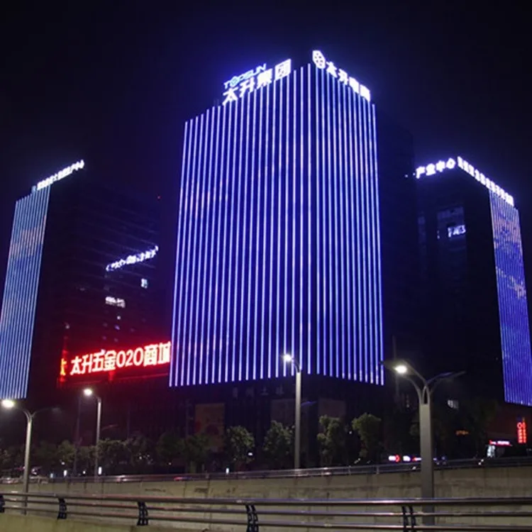 DMX rgb led exterior building lights outdoor led wall washer light
