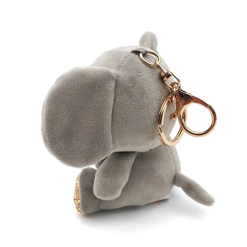 
Wholesale Cheap Promotion Custom LOGO Mini Animal Plush Keychain Kids Backpack Bag Soft Stuffed Classic toy design service 