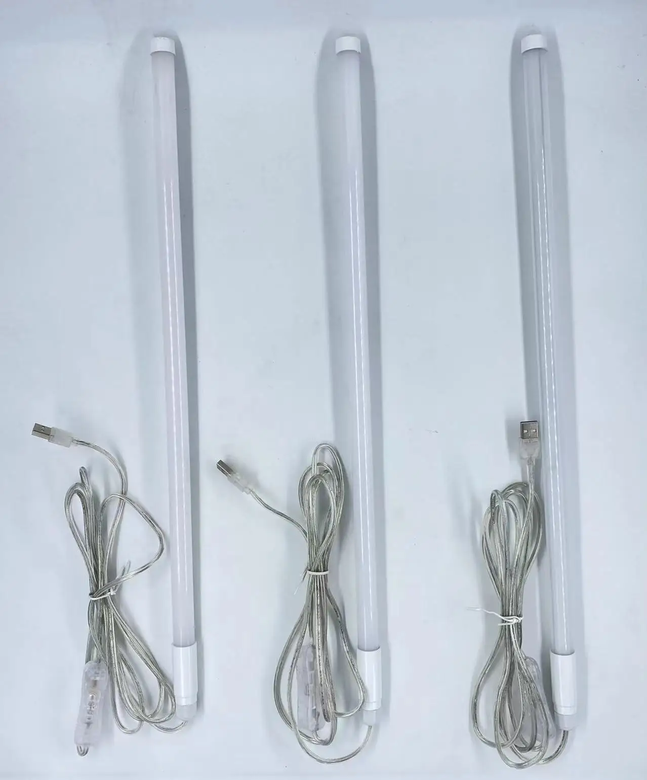 Modern feather usb study led book reading light desk side table lamp