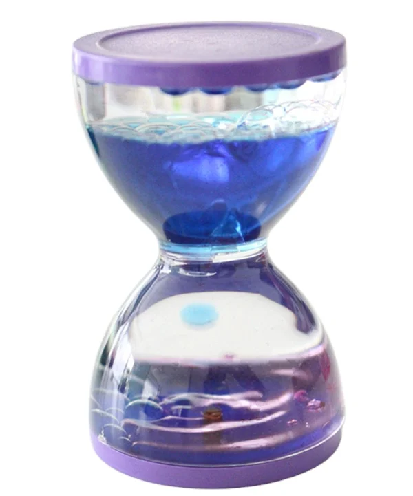Cute Toys Liquid Motion Desktop Timer Floating Acryl Liquid Gel Oil Drop Sand Timer Hourglass Dental Sand Timer