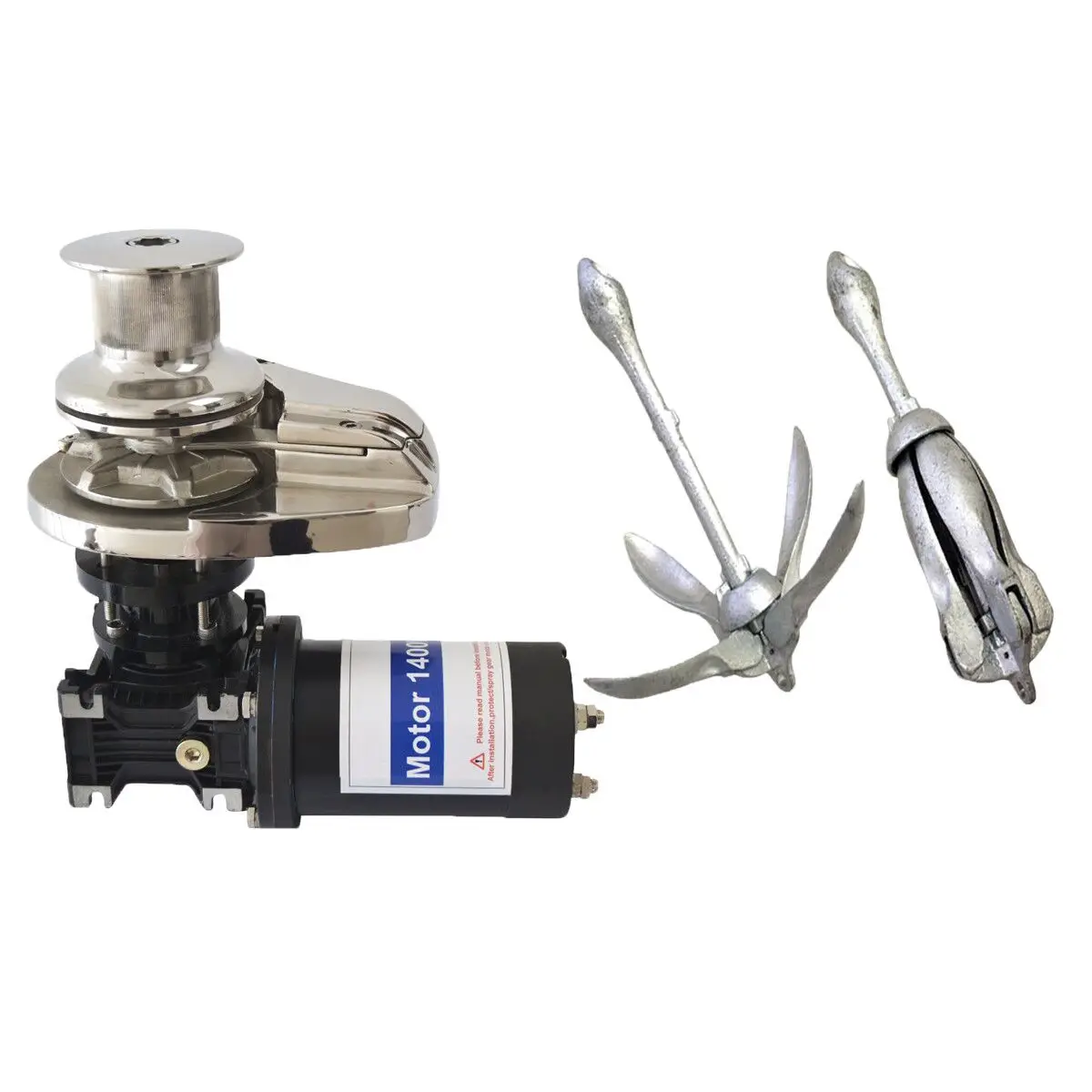 Морская Лодка Яхта Электрический Брашпиль 12v 24v