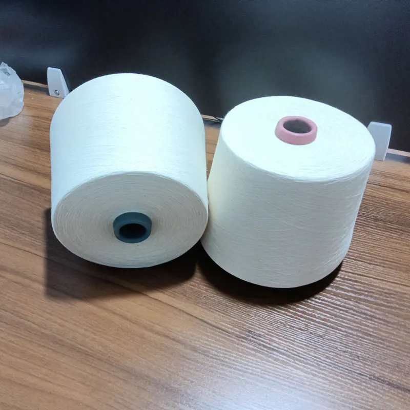 Good Price Raw White 100% Cotton Yarn Compact Combed Pure For Weaving knitting
