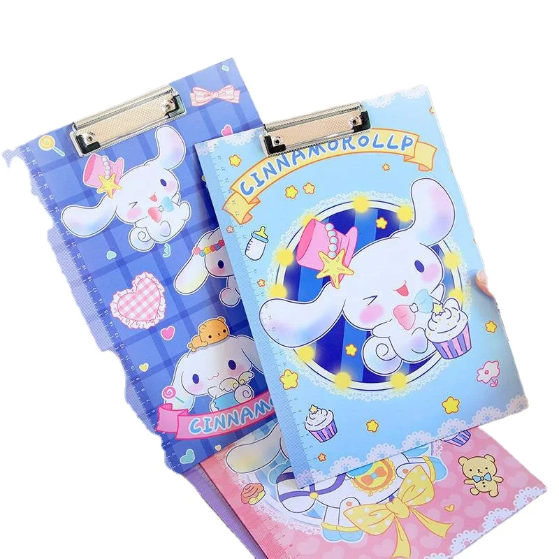 1pcs Cartoon Cute A4 Board Clip Student Stationery Office Folder Writing Pad Kids Gift