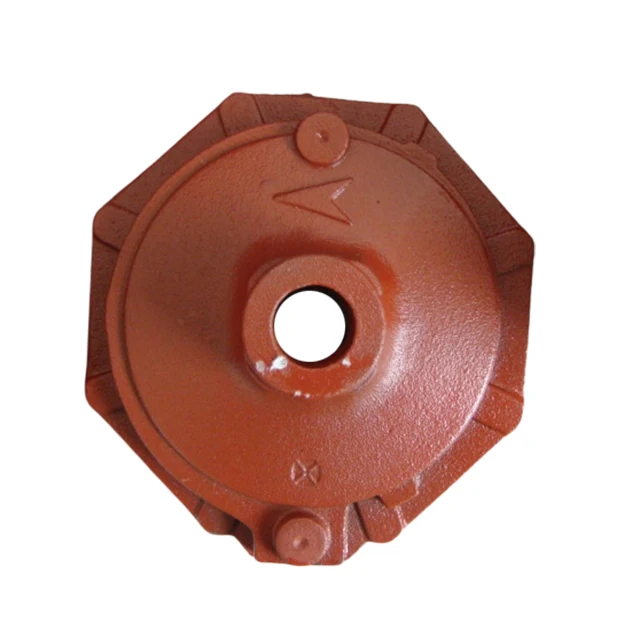 Custom High Quality  Cast Iron AC / DC Motor Parts Electrical Accessories End Cover with Paint Spraying