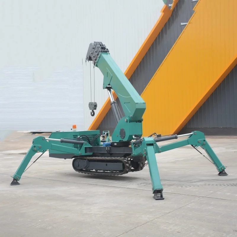 Price Hydraulic Telescopic Boom Construction Crane Manipulator 6.3 Ton Lorry Crane for Sale Price Mini Spider Crane
